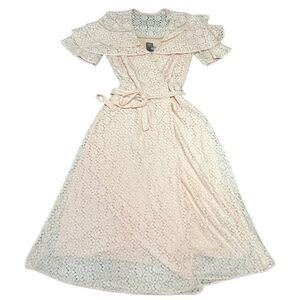 Taylor Dresses Women's Mock Wrap Dresses with Self Sash Color Pink Size 4